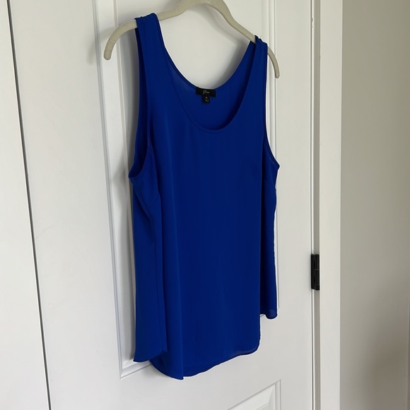 J. Crew blue tank top, size medium - Picture 2 of 4